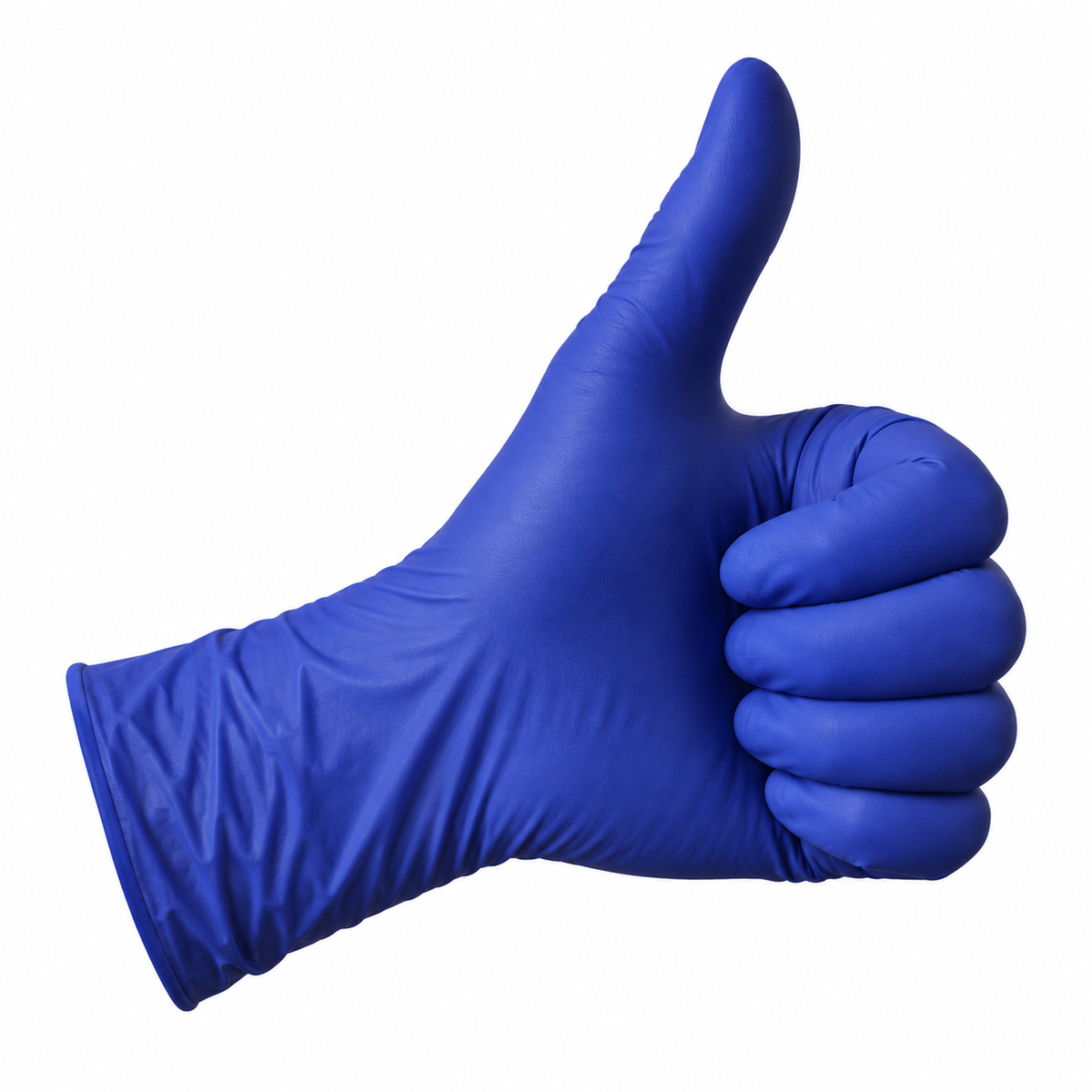 Disposable Blue Nitrile Gloves Powder Free (100/box, 10 boxes/ctn)