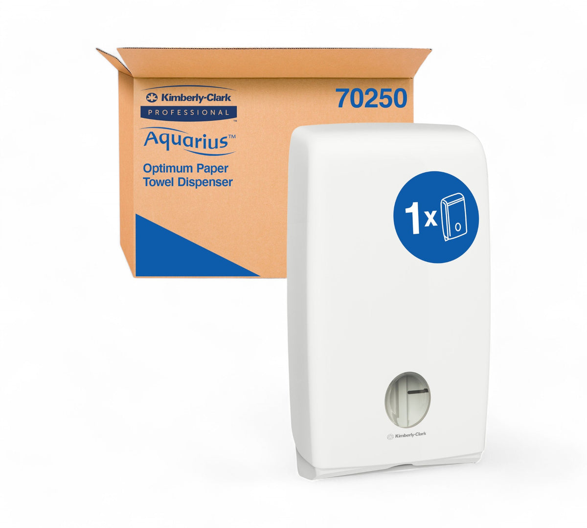 AQUARIUS™ Optimum Hand Towel Dispenser, White