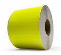 150 x 200mm Fluro Yellow Thermal Transfer Labels - Matte Finish 1000/roll (2000/ctn)