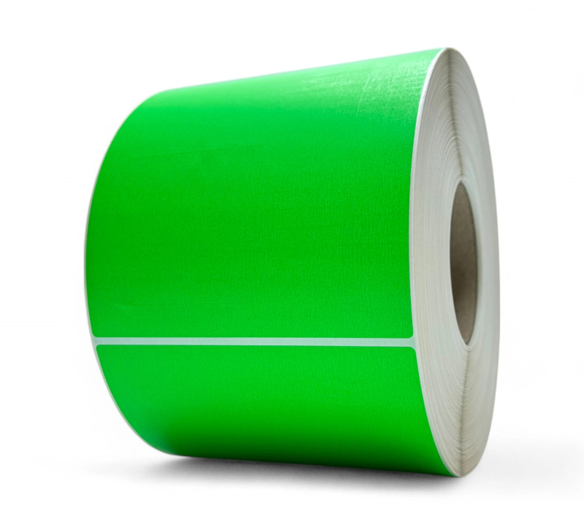 150 x 200mm Fluro Green Thermal Transfer Labels - Matte Finish 1000/roll (2000/ctn)
