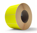 94 x 51mm Fluro Yellow Thermal Transfer Label 2500/roll (10000/ctn)