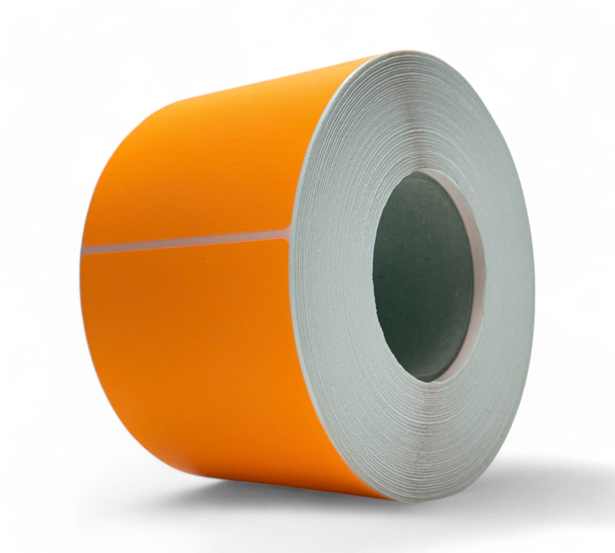 150 x 200mm Fluro Orange Thermal Transfer Labels - Matte Finish 1000/roll (2000/ctn)