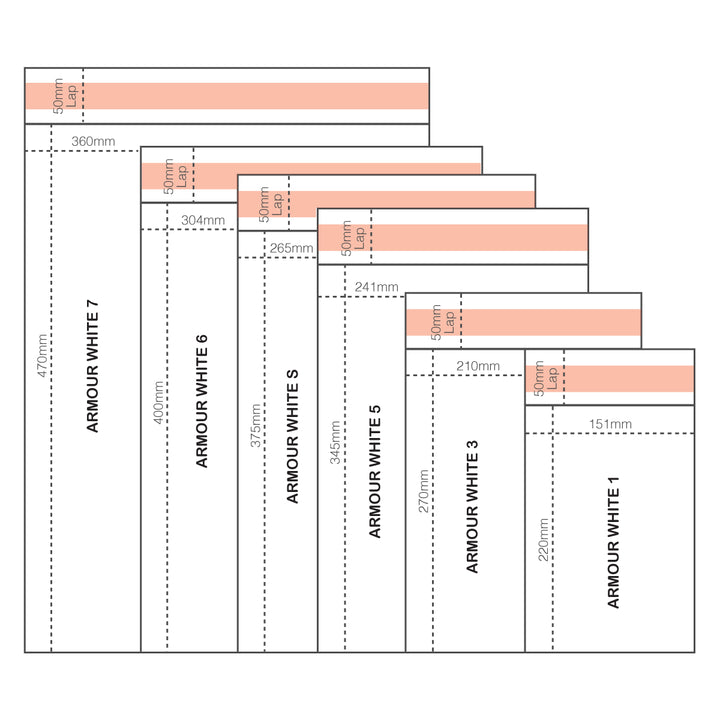 White Armour Protecta Bags