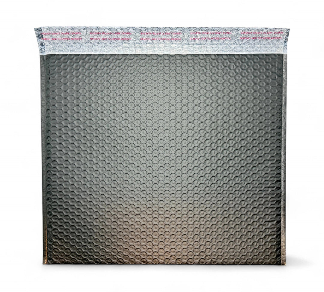 Black Armour Phoenix padded bags B4 390mm x 345mm shown in sleek black finish for mailing large fragile items securely