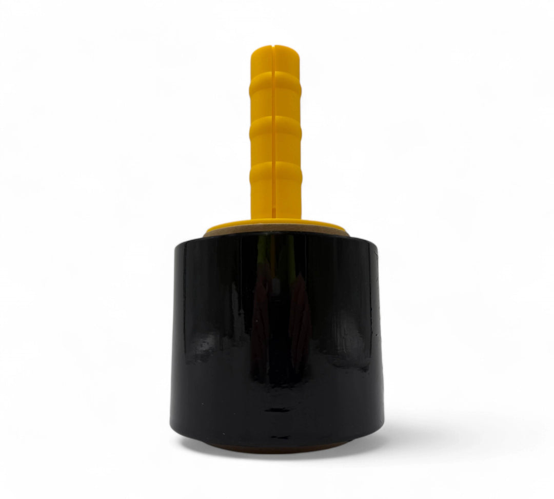 100mm x 250m black bundling film roll ideal for securing, wrapping, and unitising smaller items and irregular loads