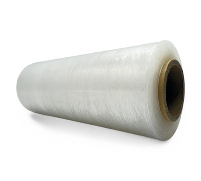 Kingwrap 250mm x 500m heavy hand stretch film roll for narrow-width pallet wrapping, 12 rolls per carton