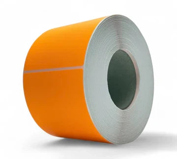 103 x 124mm Fluro Orange Thermal Transfer Label 1000/roll (3000/ctn)