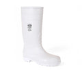 White PVC food industry gumboots
