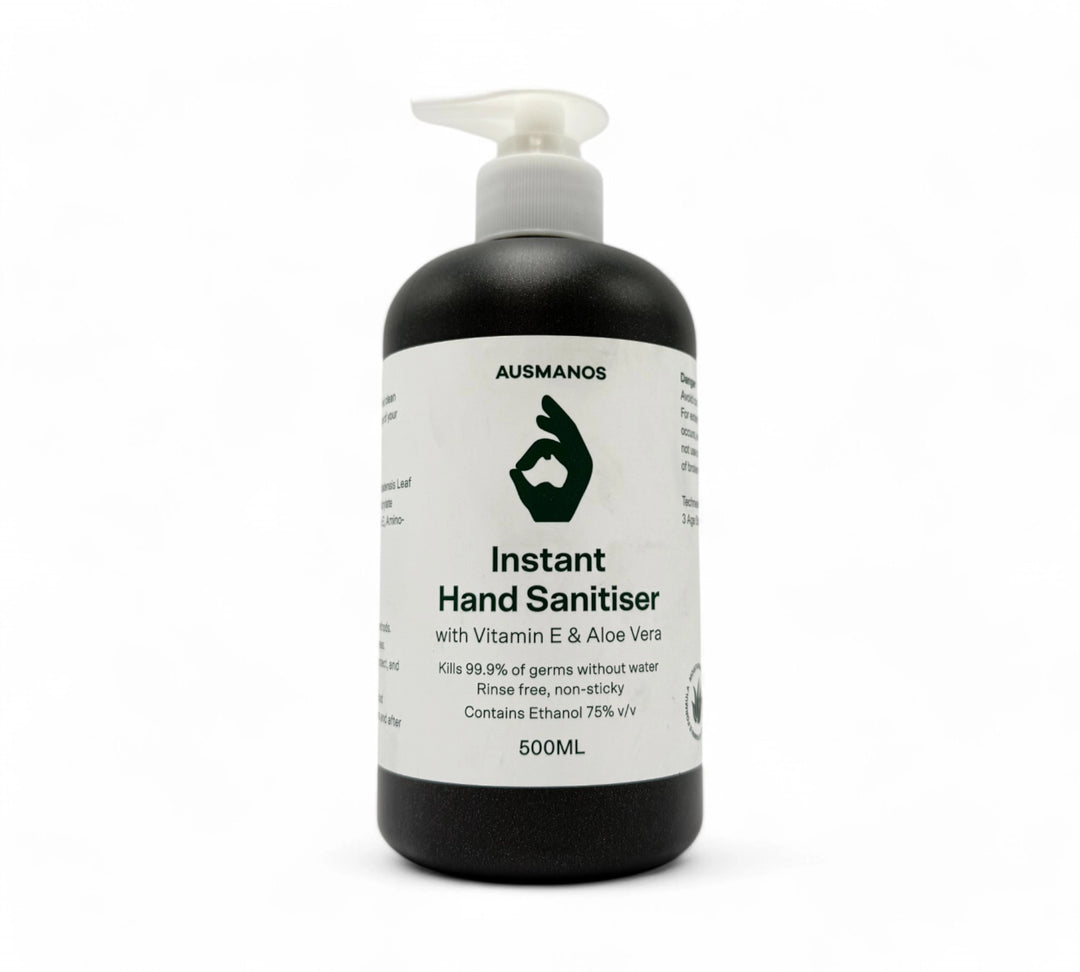 Hand sanitiser gel 75 percent alcohol 500ml pump displayed for personal hygiene in offices and industrial areas