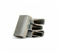 Metal seals open 19mm heavy duty displayed in bulk box for use with strapping tools in securing poly or PET strap