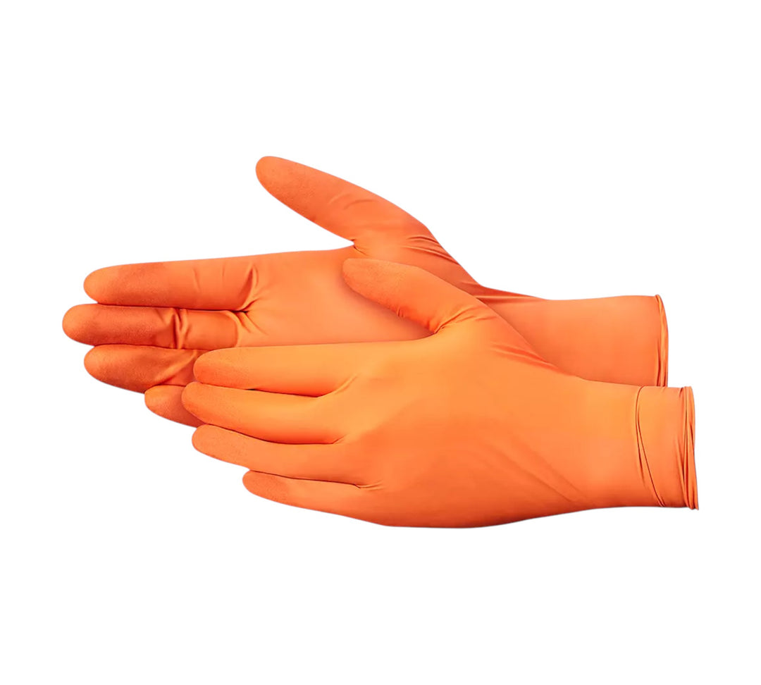 Safety Orange Nitrile Gloves (10x100ctn)