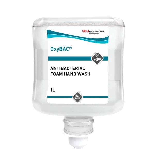 Deb OxyBAC Antibacterial Foam Wash 1L (6/ctn)