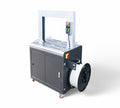 PSE 44 automatic strapping machine displayed with arch frame and touch controls for high-speed secure bundling