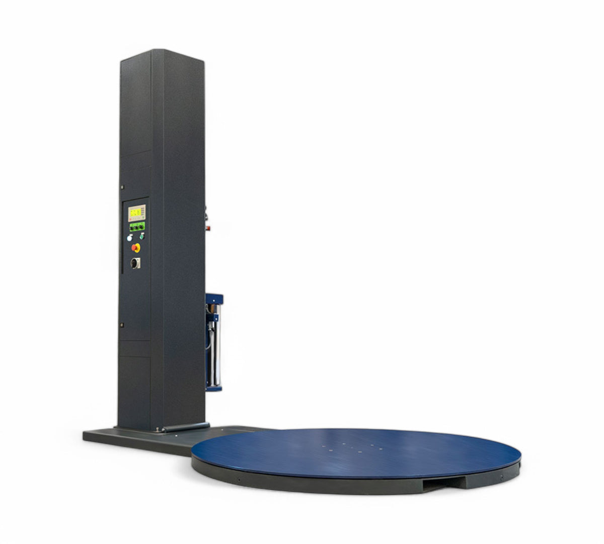 PSE 5000 vertical stretch wrapper with automated pallet wrapping and intuitive control panel for fast and secure load containment