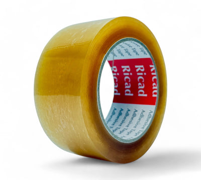 48mm x 100m Ricad PP30 clear packaging tape displayed for long-run packaging and general warehouse use