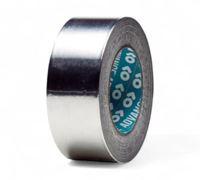 AT500 aluminium foil tape with HEVAC vapour-seal adhesive for HVAC, duct sealing, and insulation