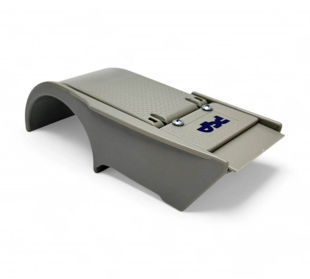 Tape dispenser 122 blue 48mm shown upright for handheld application of standard packaging tape