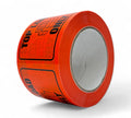 TOP LOAD ONLY' Ripper-Sticker 75mm x 100mm Black on Fluro Orange 500/roll (24/ctn)