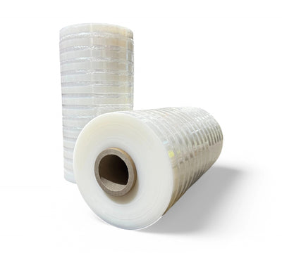 VS250 VENTfilm 500mm x 1200m machine film with airflow slots for wrapping fresh produce or bakery items