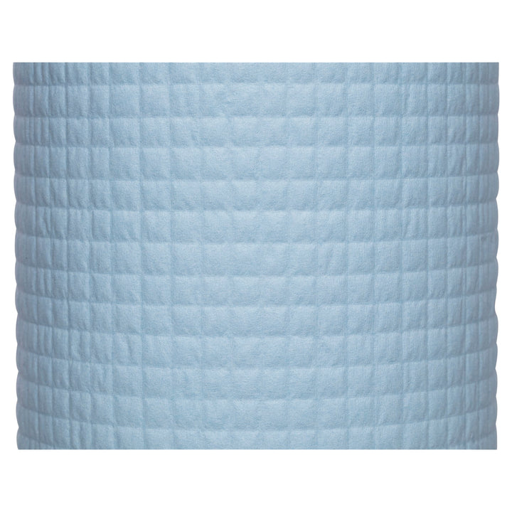 Wypall X50 blue wipers 4193 shown packed 3 rolls per carton for bulk use across multiple workstations