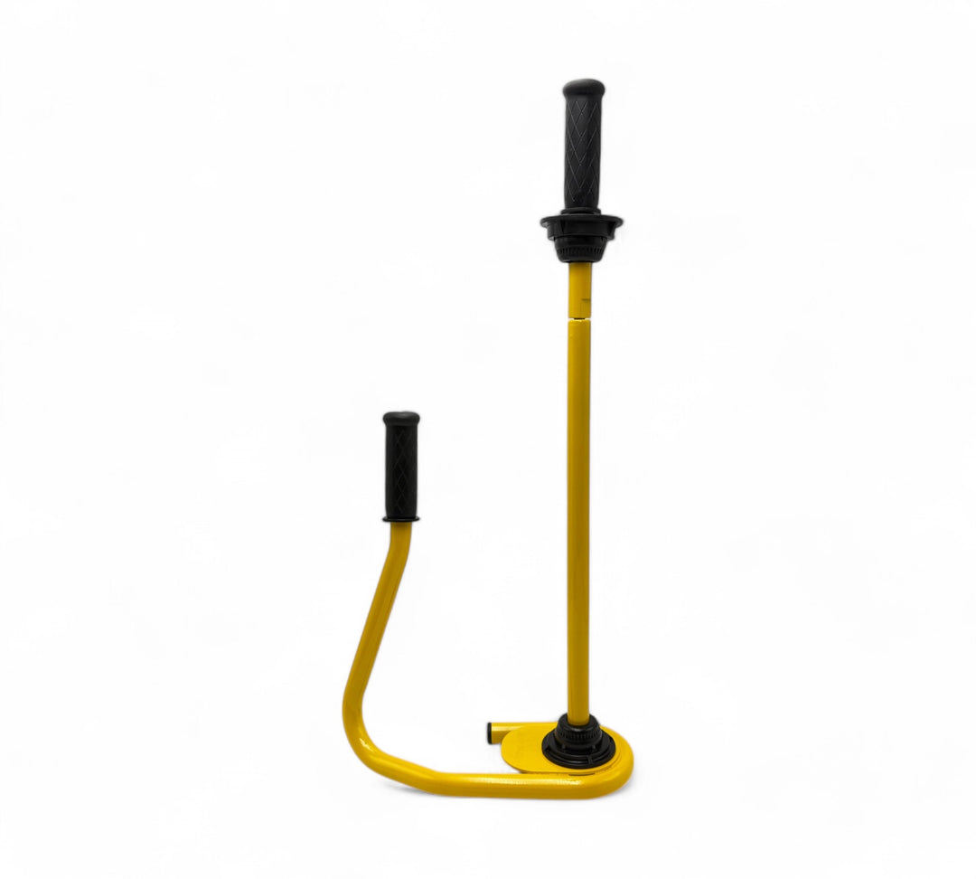 Dispenser stretch film 450 or 500mm shown upright for handheld use in manual pallet wrapping and product bundling